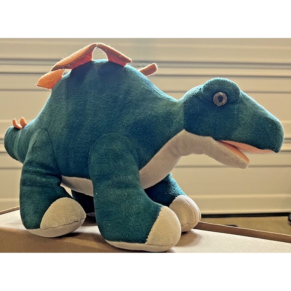 Build A Bear 16" Green Dinosaur Plush Stuffed Animal | Stegosaurus - Picture 2 of 11